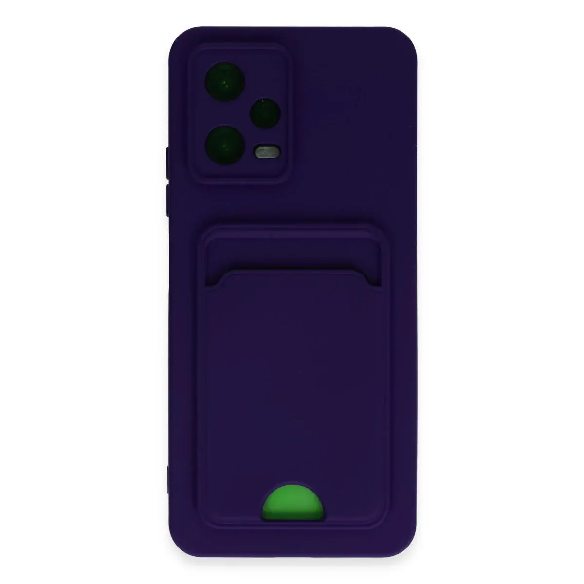 Xiaomi Poco X5 5g Kılıf Kelvin Kartvizitli Silikon - Derin Mor