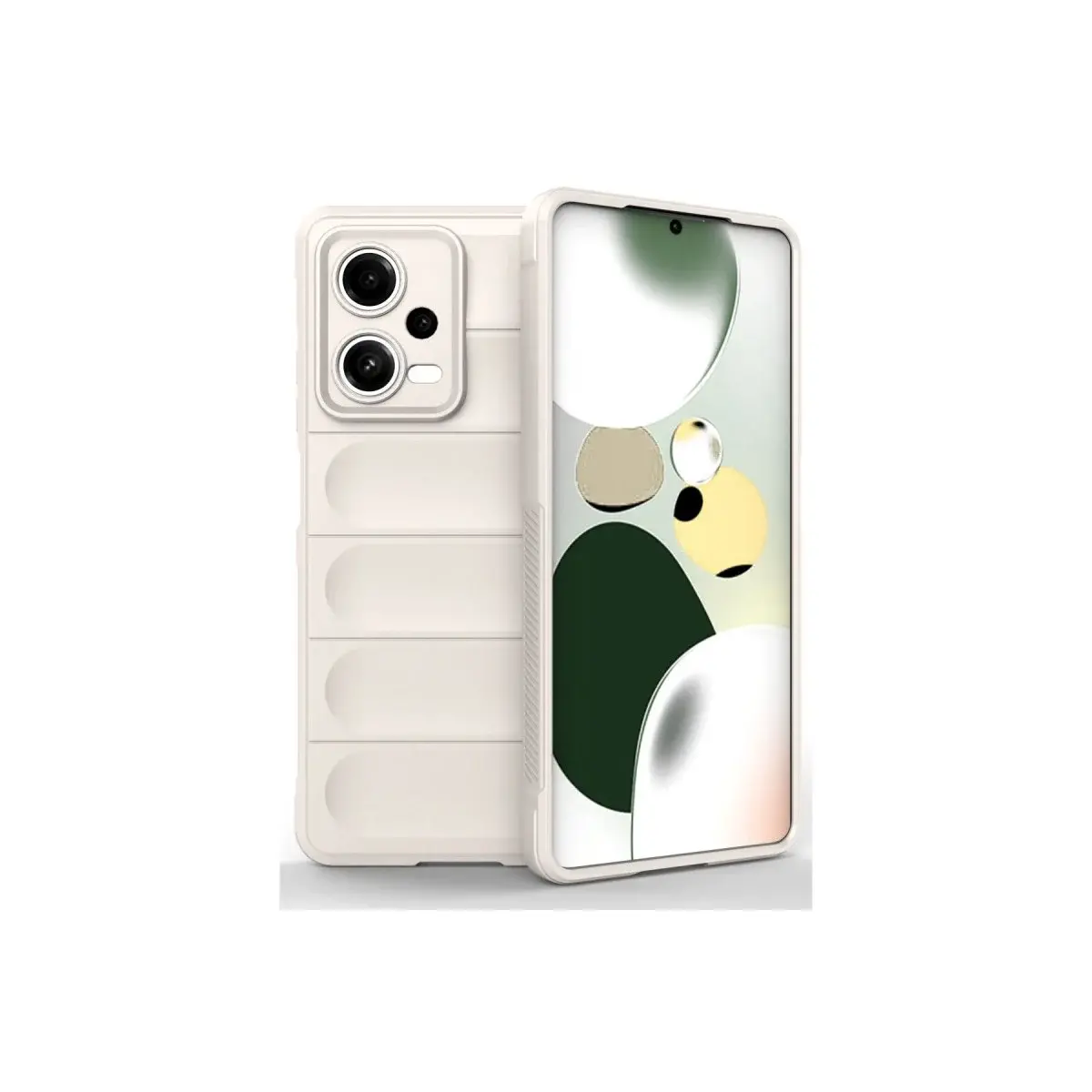 Xiaomi Poco X5 5g Kılıf Optimum Silikon - Krem