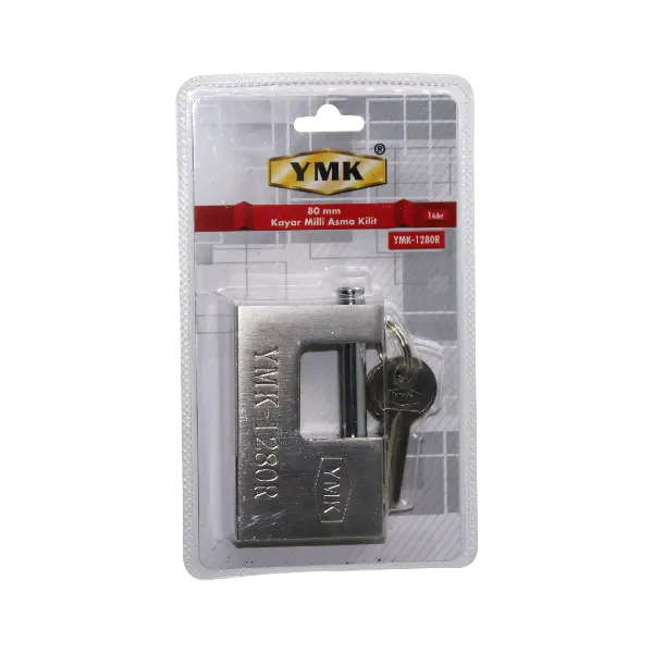 80MM GRİ KAYAR MİLLİ ASMA KİLİT (4745)