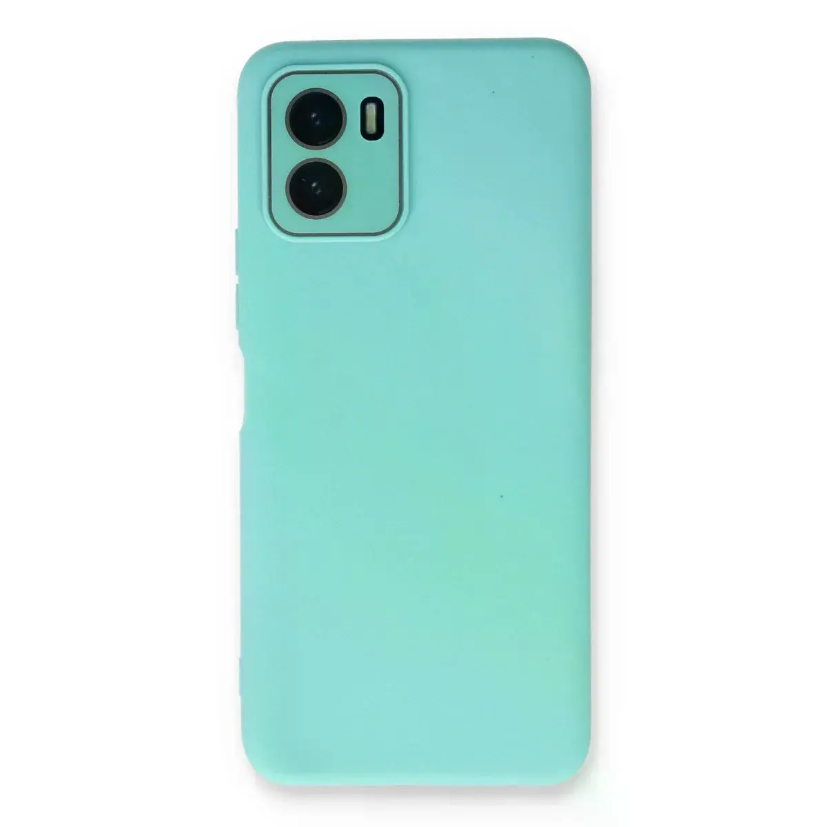 Vivo Y15s Kılıf Lansman Glass Kapak - Turkuaz