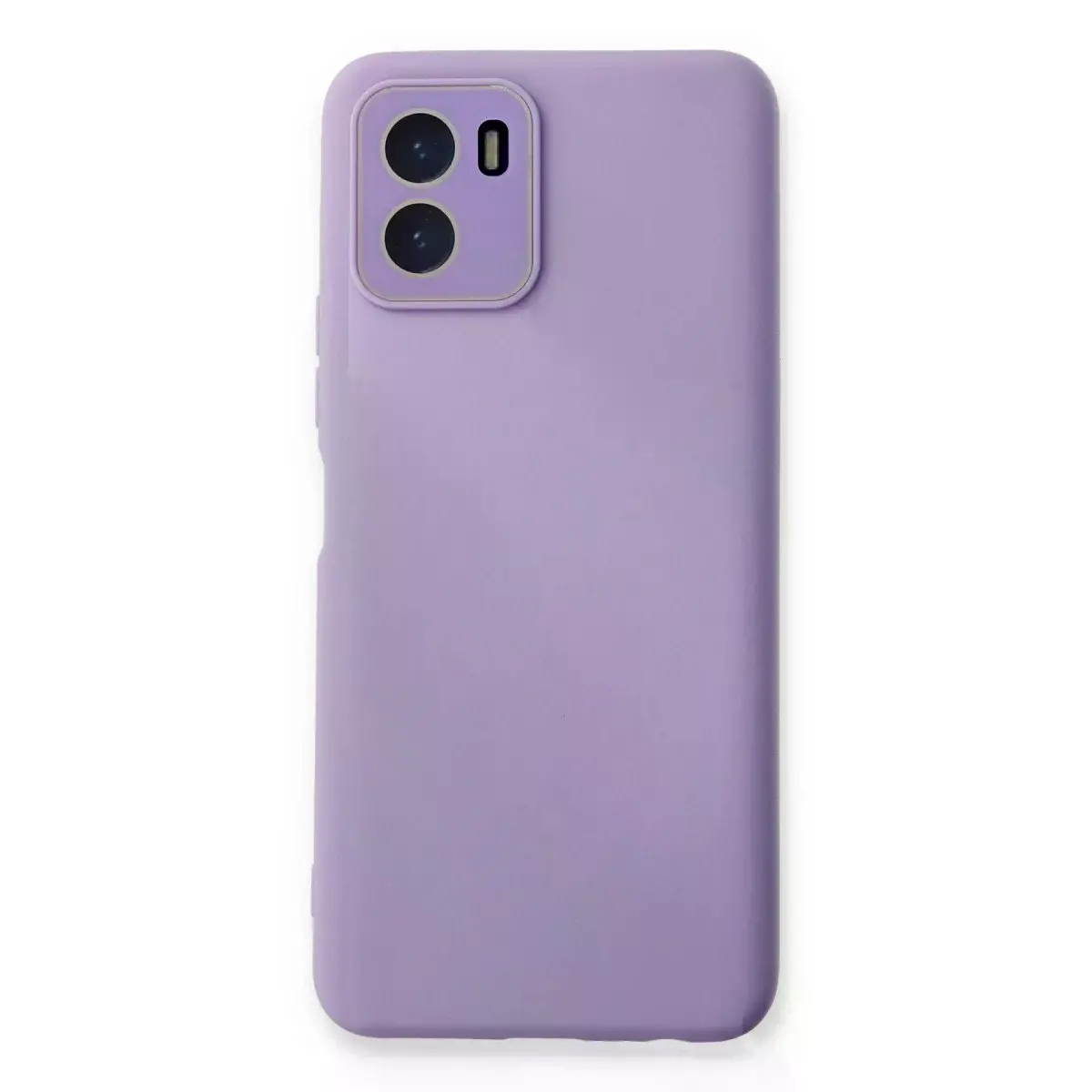 Vivo Y15s Kılıf Lansman Glass Kapak - Lila
