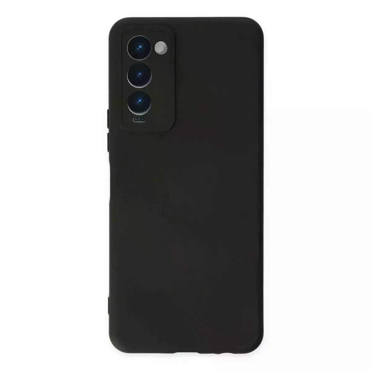 Tecno Camon 18 Kılıf Nano İçi Kadife Silikon - Siyah