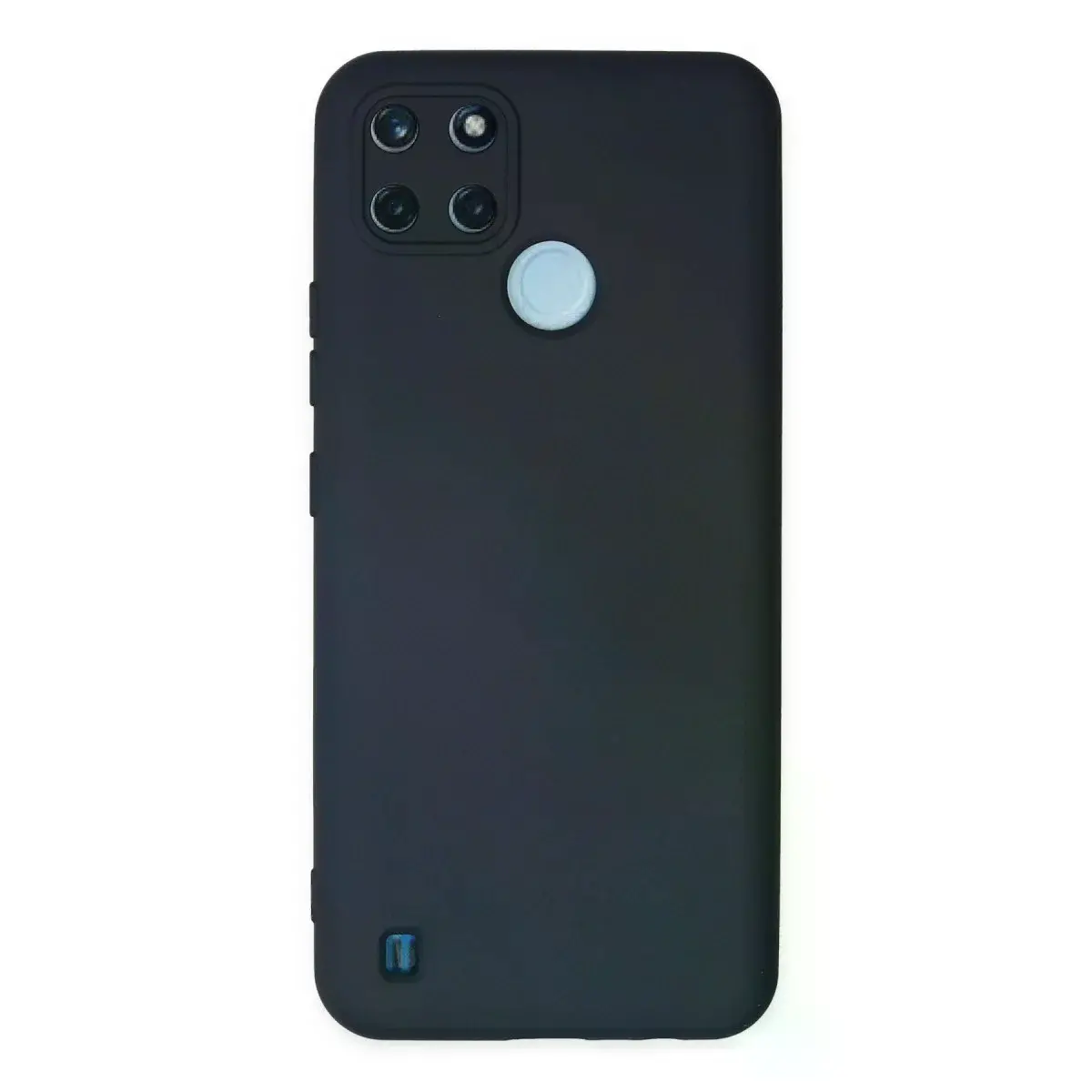 Realme C25y Kılıf Nano İçi Kadife Silikon - Lacivert