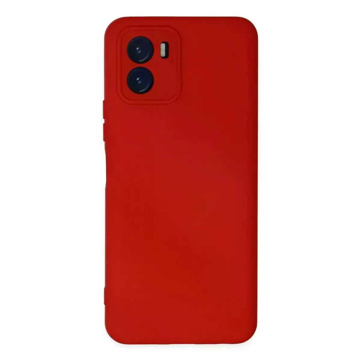 Vivo Y15s Kılıf Nano İçi Kadife Silikon - Kırmızı