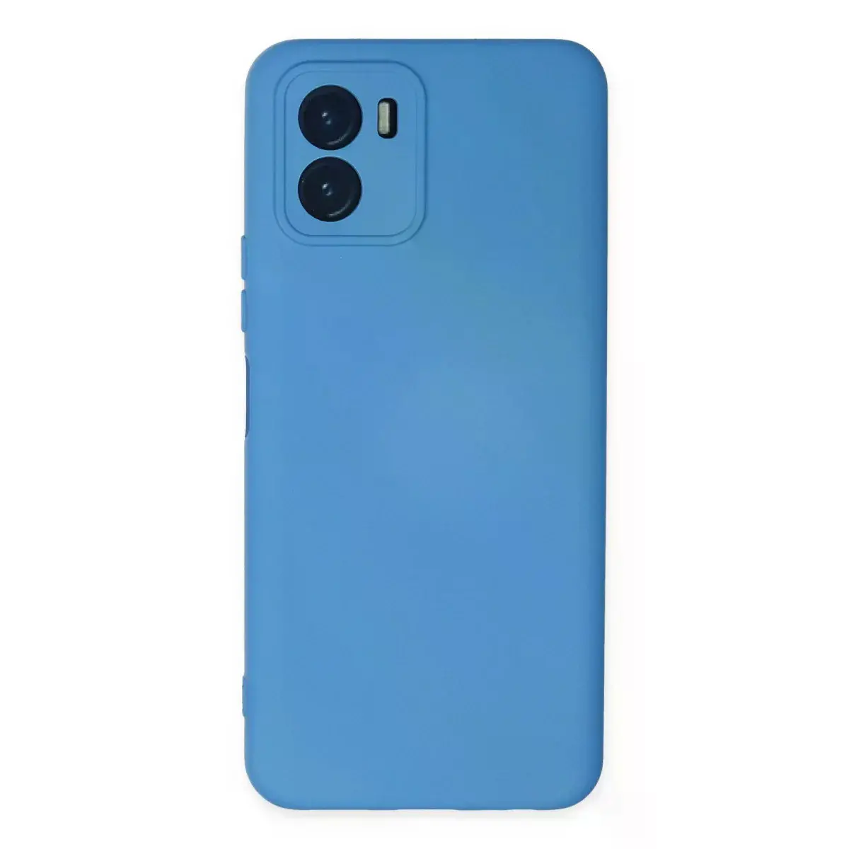 Vivo Y15s Kılıf Nano İçi Kadife Silikon - Mavi