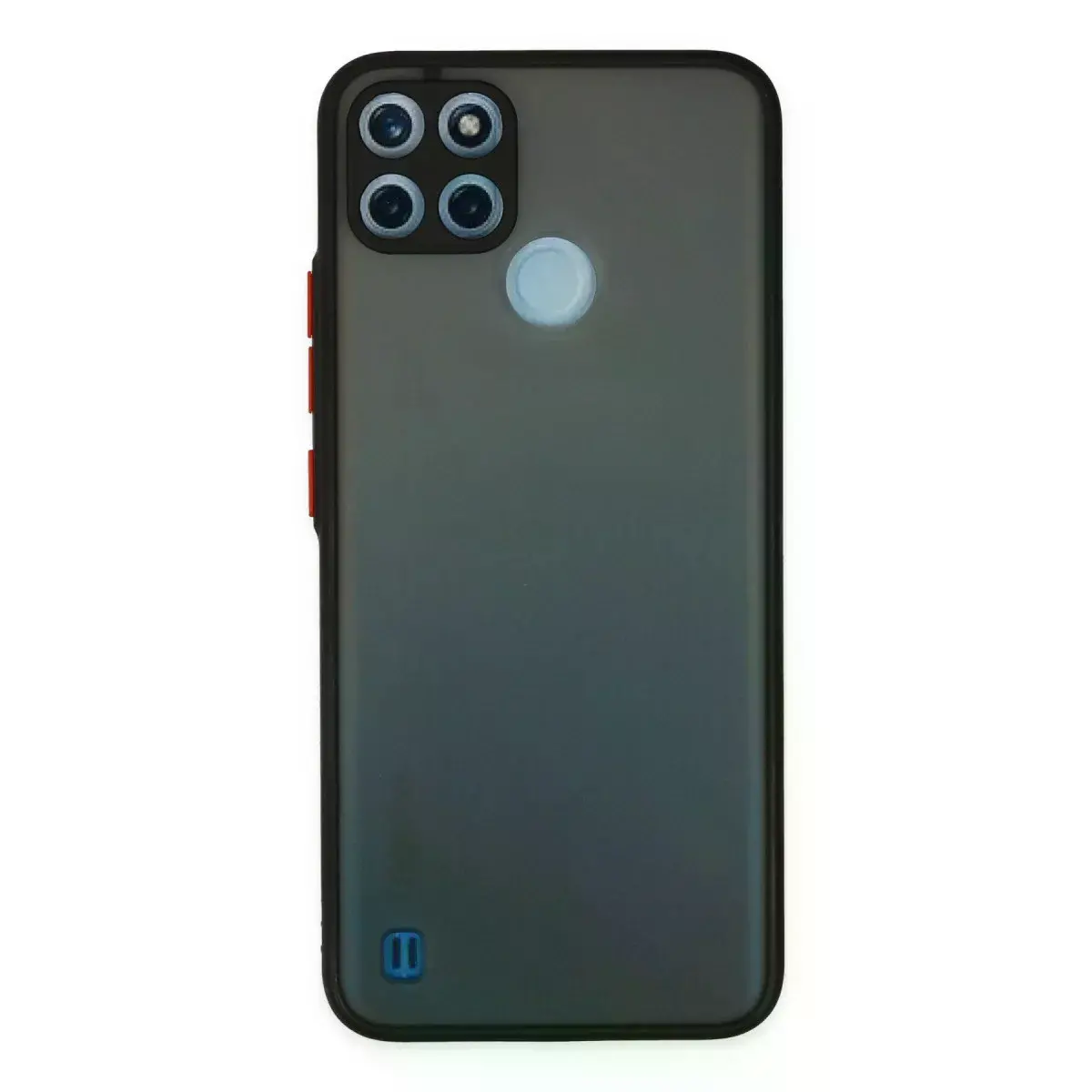 Realme C21y Kılıf Montreal Silikon Kapak - Siyah