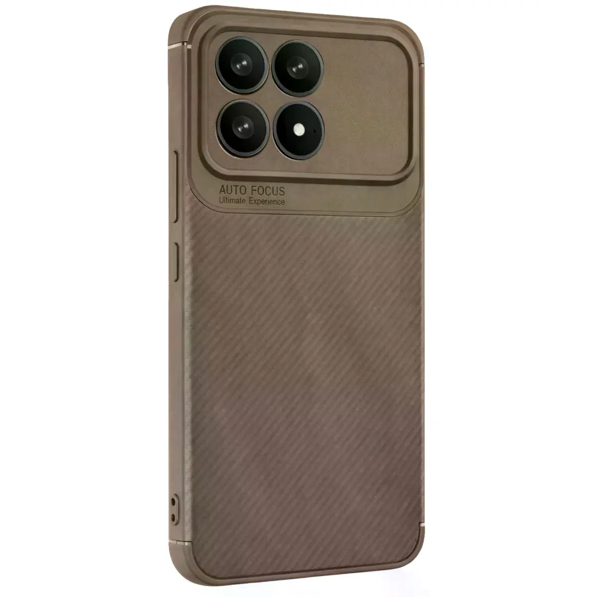 Xiaomi Poco F8 Pro Auto Focus Karbon Kapak - Kahverengi