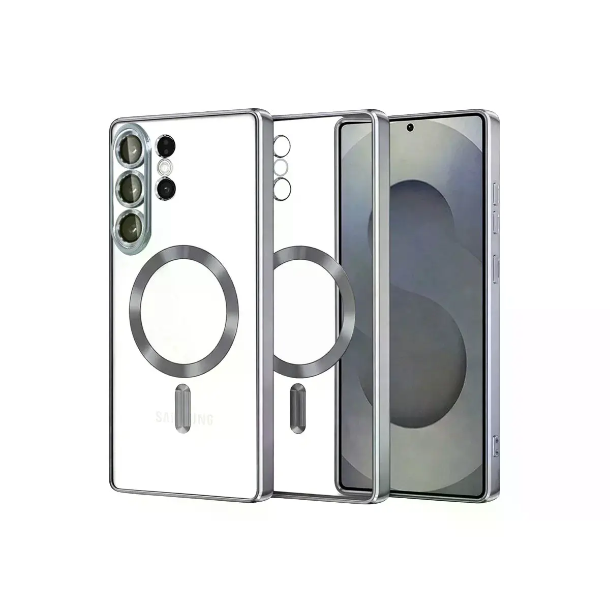 Samsung Galaxy S26 Ultra Kross Magneticsafe Kapak - Titan Gri