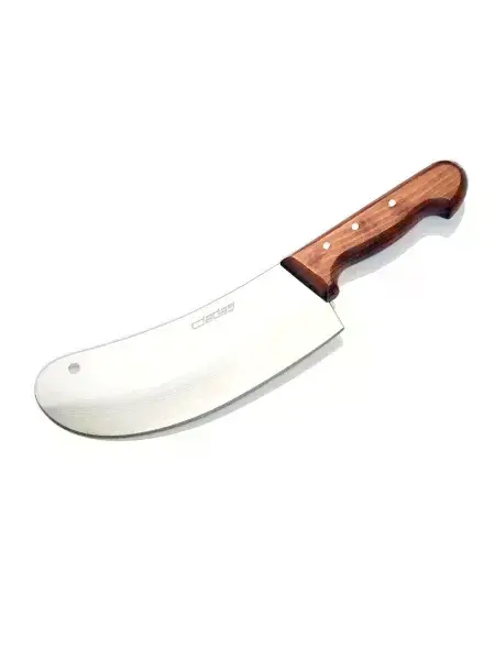 Bursa Paslanmaz Mutfak Soğan Satırı, Börek Bıçağı No:2, 18 Cm - Ahşap Sap