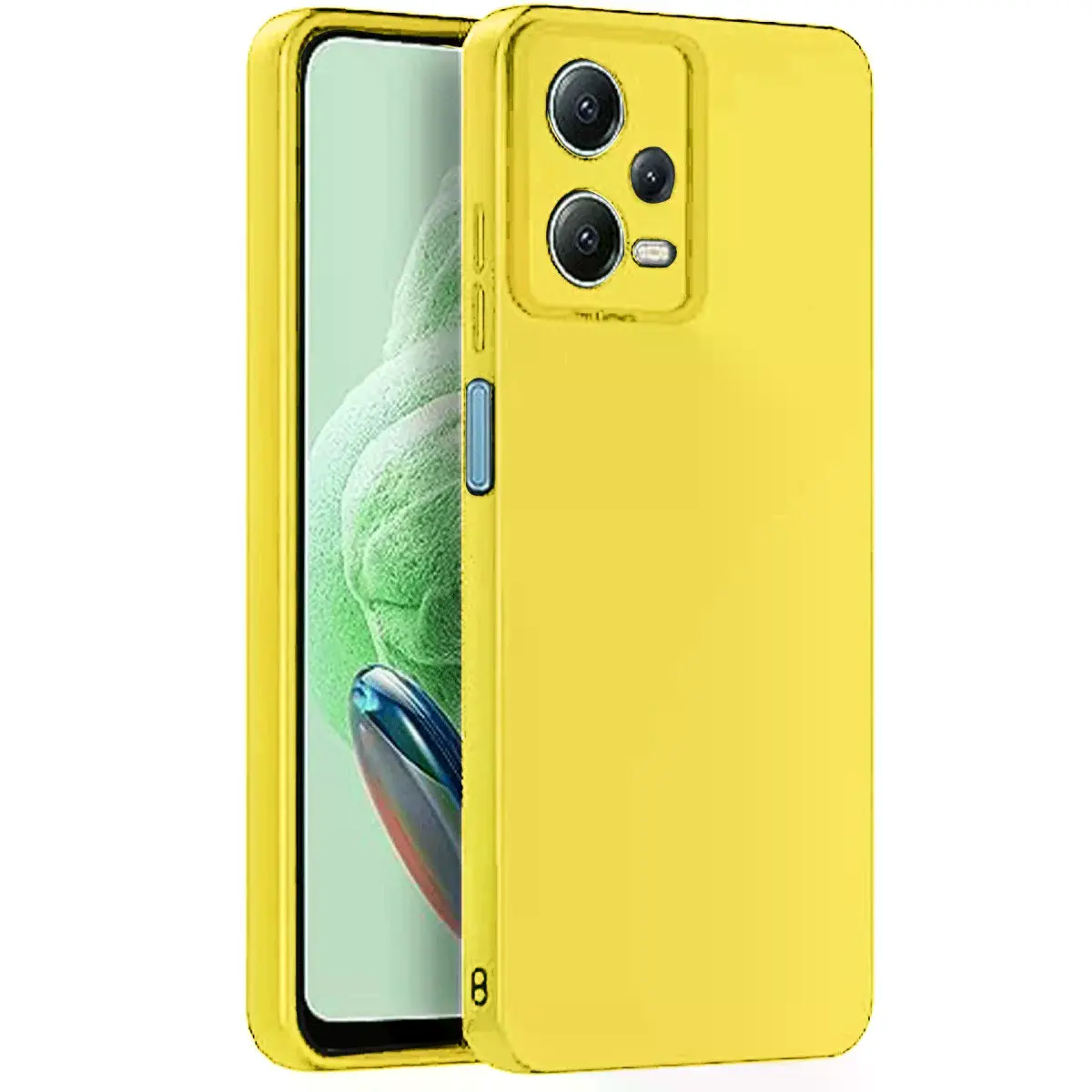 Xiaomi Redmi Note 12 Pro 5g Kılıf Nano İçi Kadife Silikon - Sarı