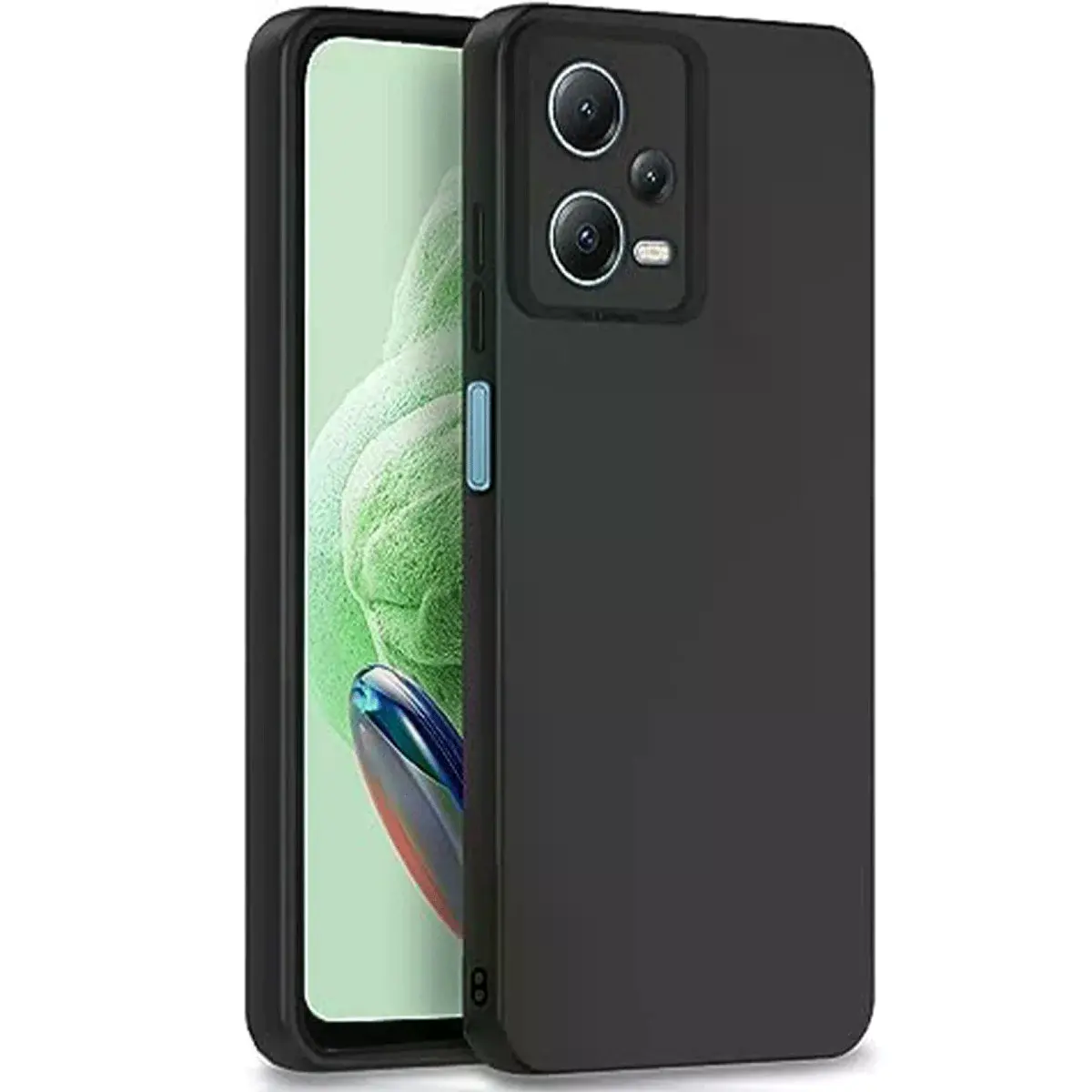Xiaomi Redmi Note 12 Pro 5g Kılıf Nano İçi Kadife Silikon - Siyah