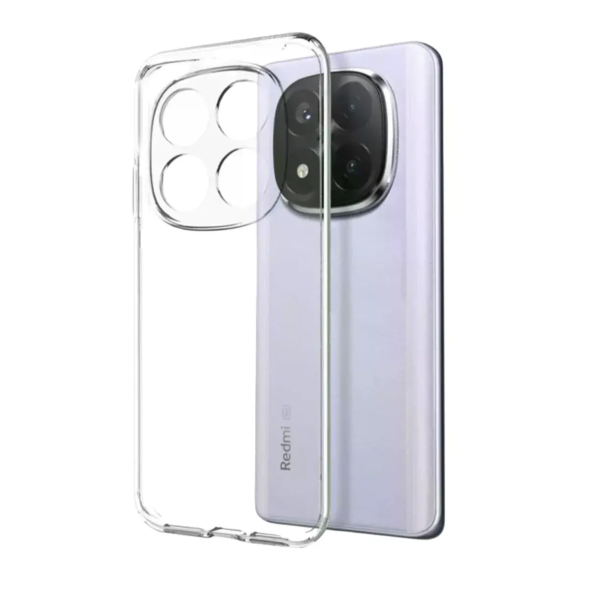 Xiaomi Redmi Note 15 4g Lüx Şeffaf Silikon - Şeffaf