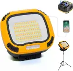 Wison WS-582 Powerbank Özellikli Tripod Bağlantılı Mıknatıslı 3500 Lümen USB Şarjlı Çalışma Feneri-4
