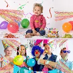 30 Şeritli Renkli Elle Atılan Konfeti – 5 Metre Uzayan Şerit Konfeti 1 Adet-3