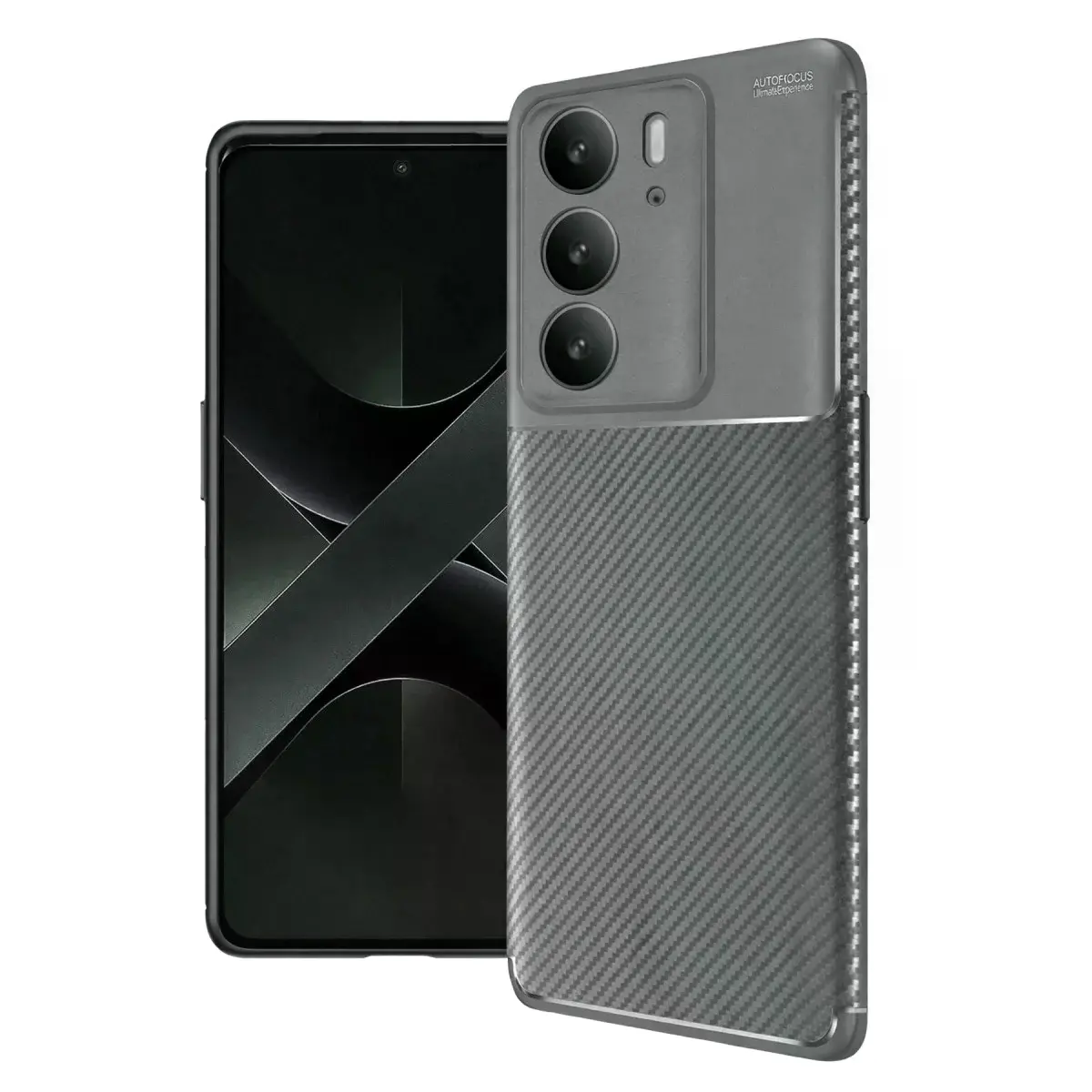 Realme C75 4g Auto Focus Karbon Kapak - Gri