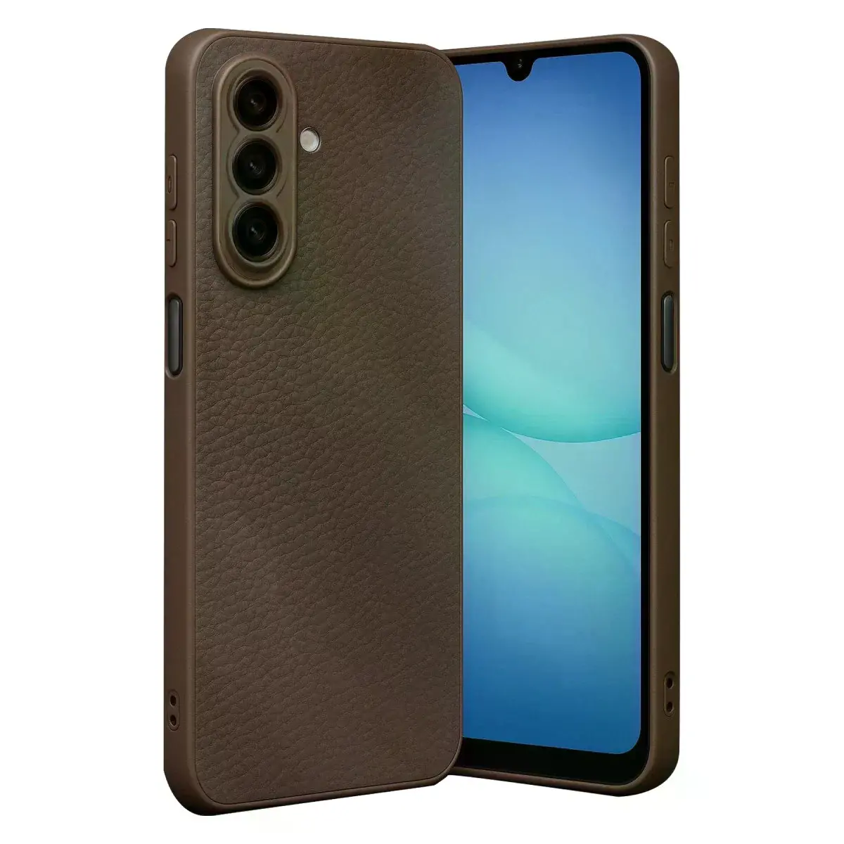 Samsung Galaxy A57 5g Thermax Silikon Kılıf - Kahverengi