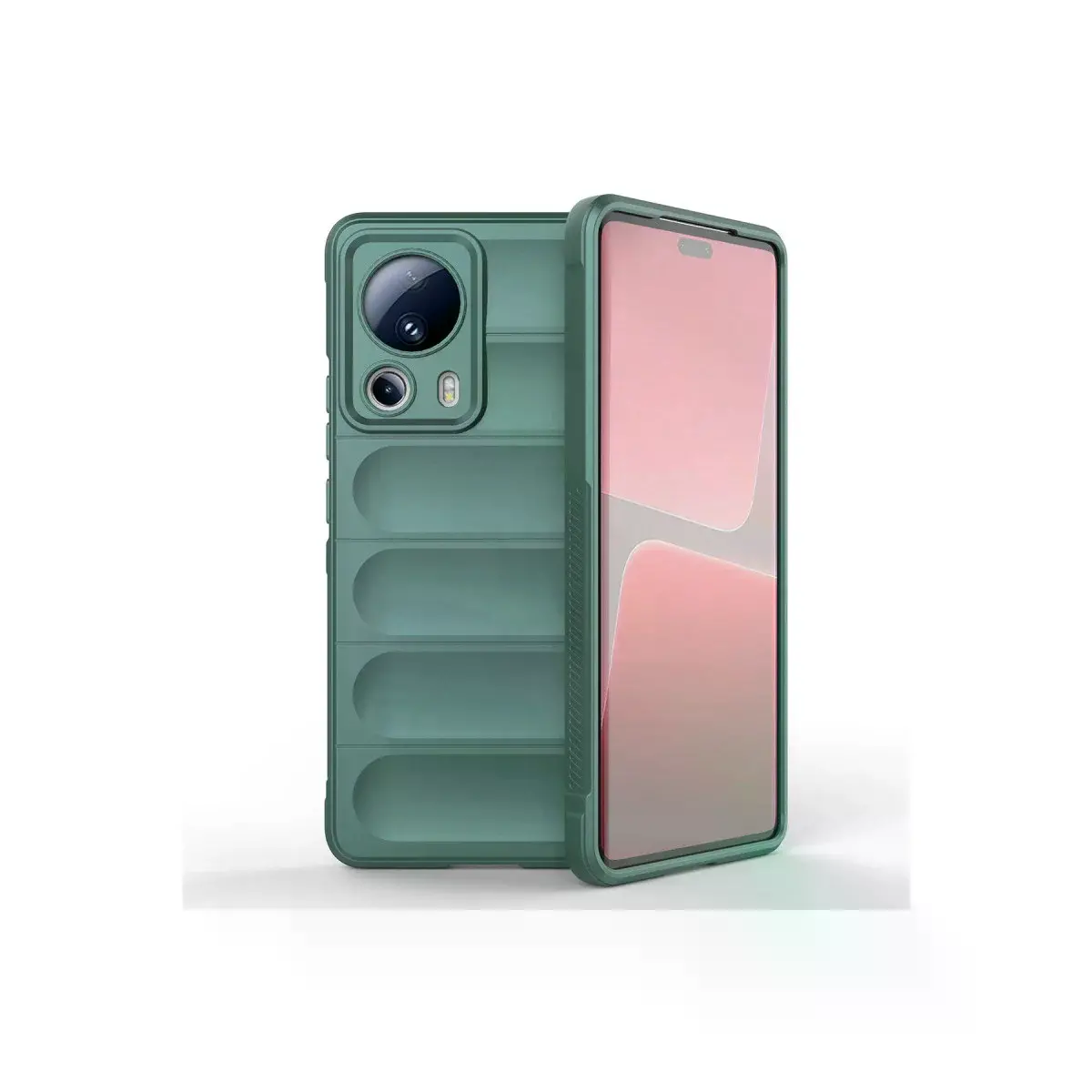 Xiaomi Mi 13 Lite Kılıf Optimum Silikon - Koyu Yeşil