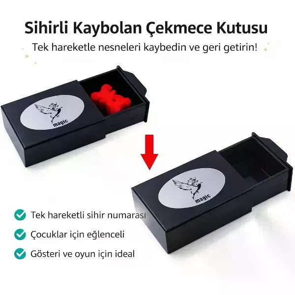 Herşeyi Kaybeden Sihirli Kutu Sihirli Çekmece 3x10x7 Cm
