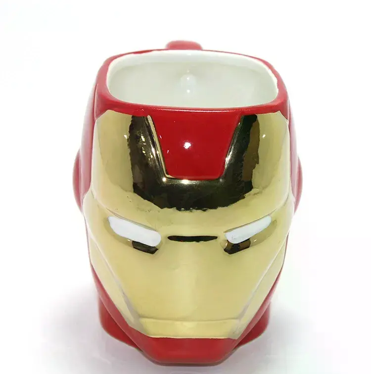 3d İron Man Tasarımı Porselen Kupa Bardak Alk4499