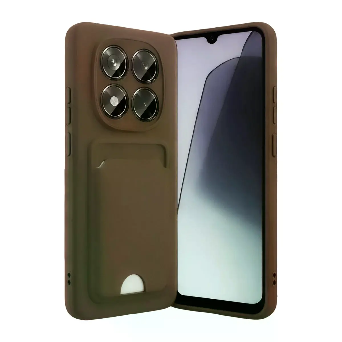 Xiaomi Redmi Note 15 4g Kelvin Kartvizitli Silikon - Kahverengi