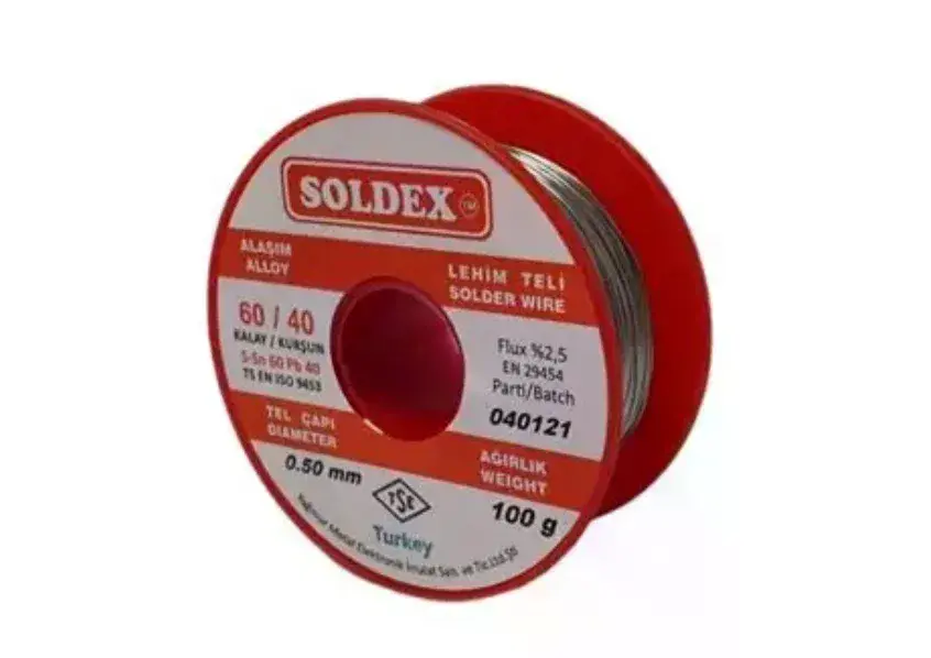 60/40 Lehim Teli 100 Gr 0,50 Mm (sn:60 / Pb:40)