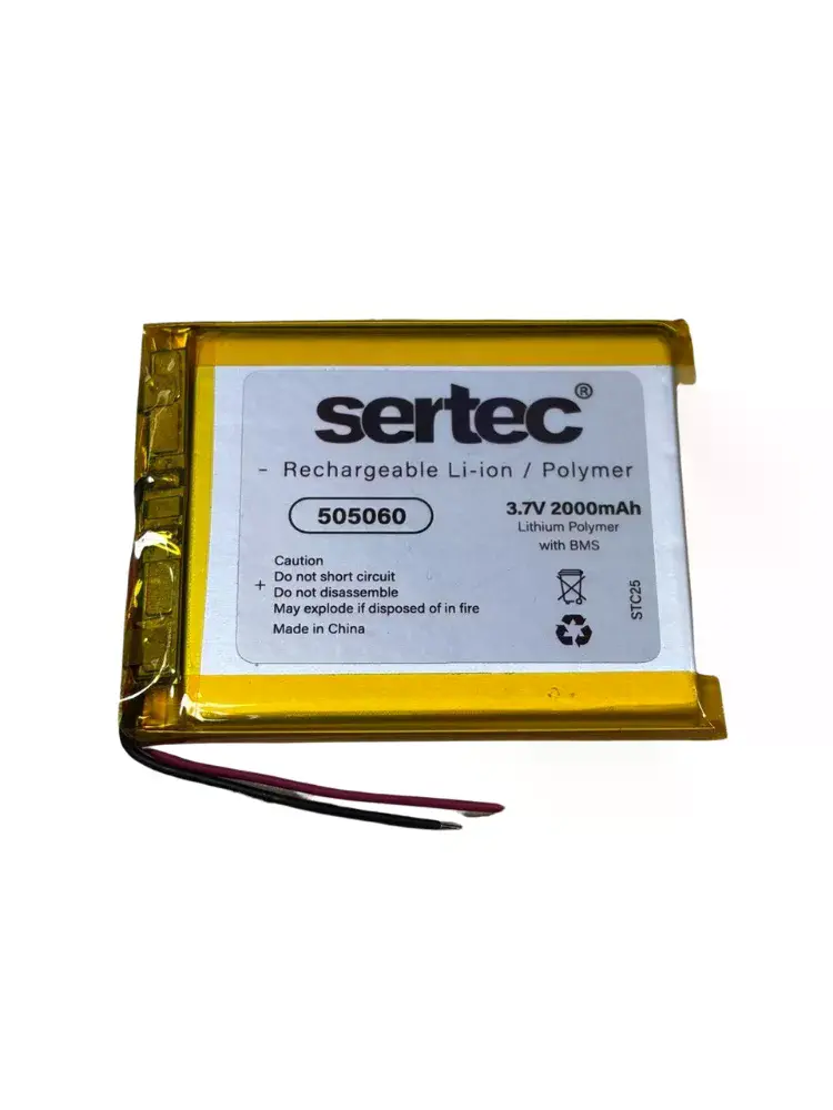 505060 3.7v 2000 Mah Li-polymer Pil (devreli/1.5a)