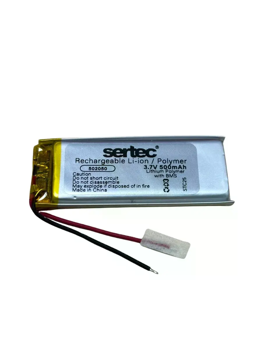 502050 3.7v 500 Mah Li-polymer Pil (devreli/1.5a)