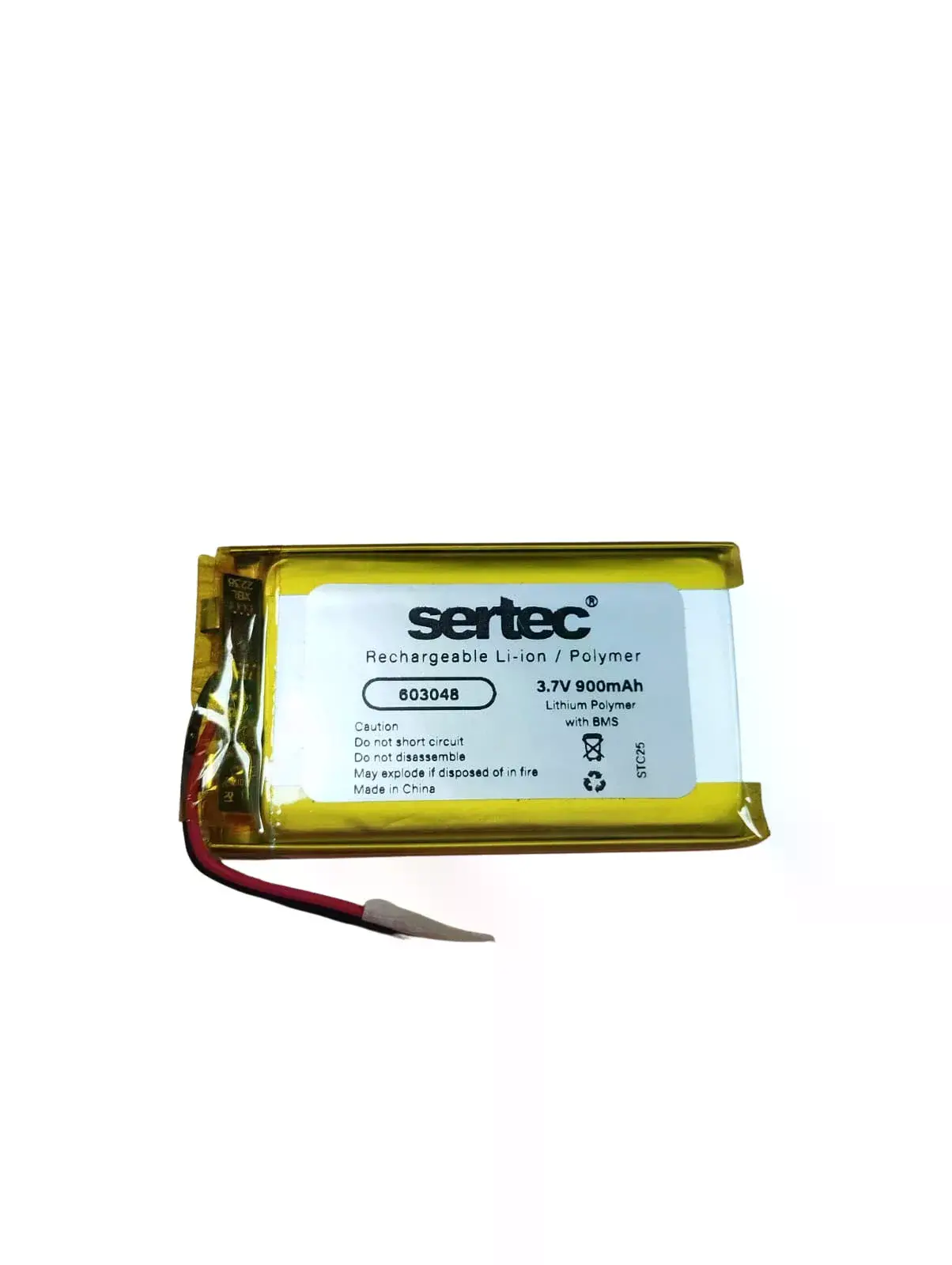 603048 3.7v 900 Mah Li-polymer Pil (devreli/1.5a)