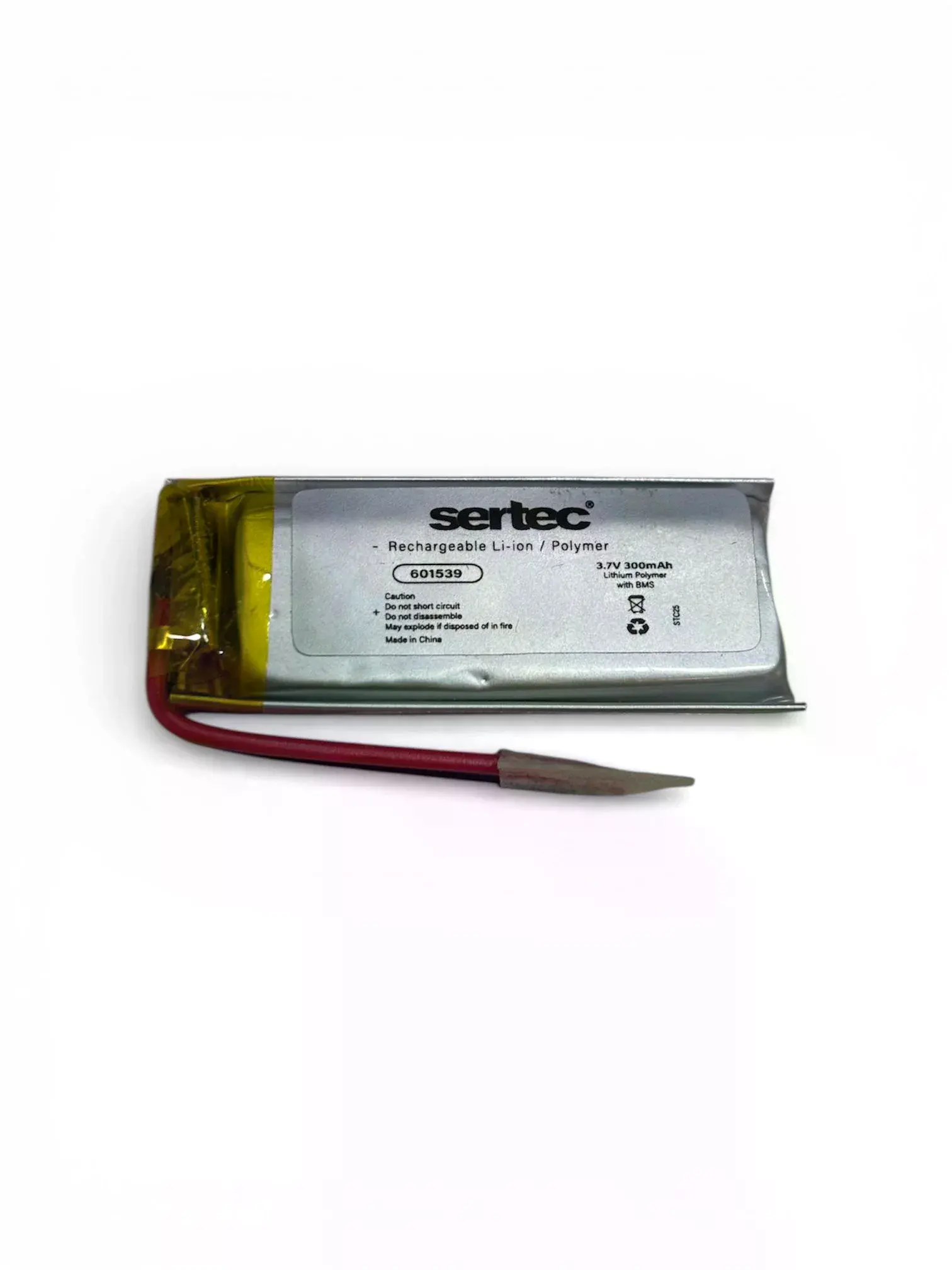 601539 3.7v 300 Mah Li-polymer Pil (devreli/1.5a)