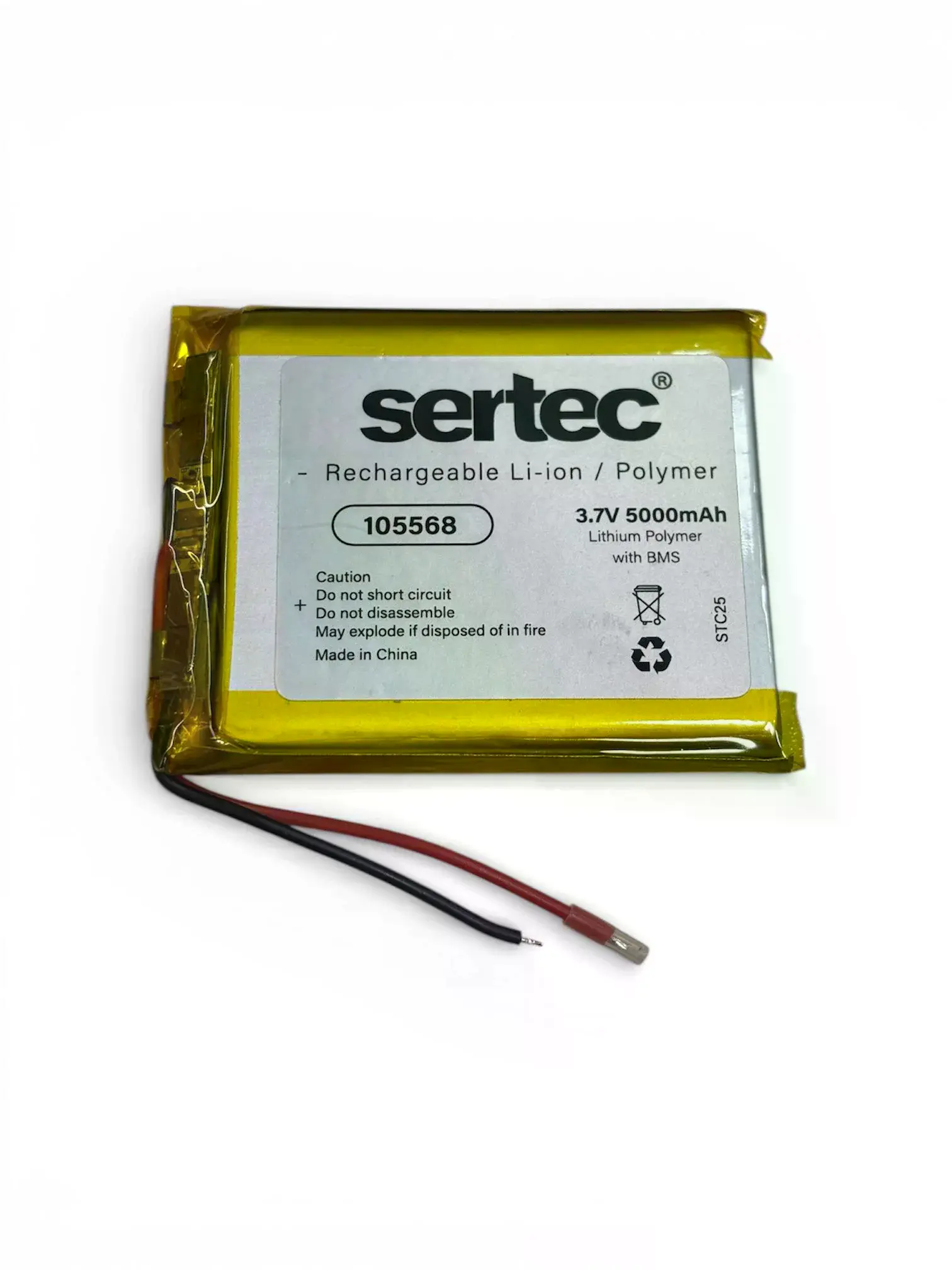 105568 3.7v 5000 Mah Li-polymer Pil (devreli/1.5a)