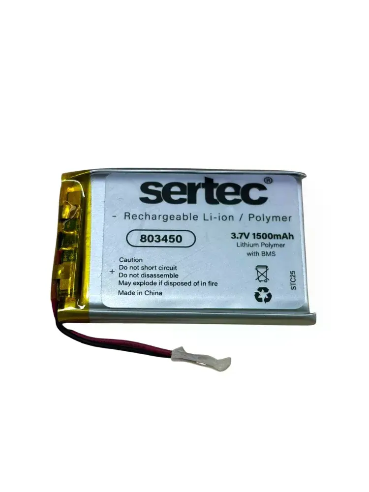 803450 3.7v 1500mah Li-polymer Pil (devreli/1.5a)