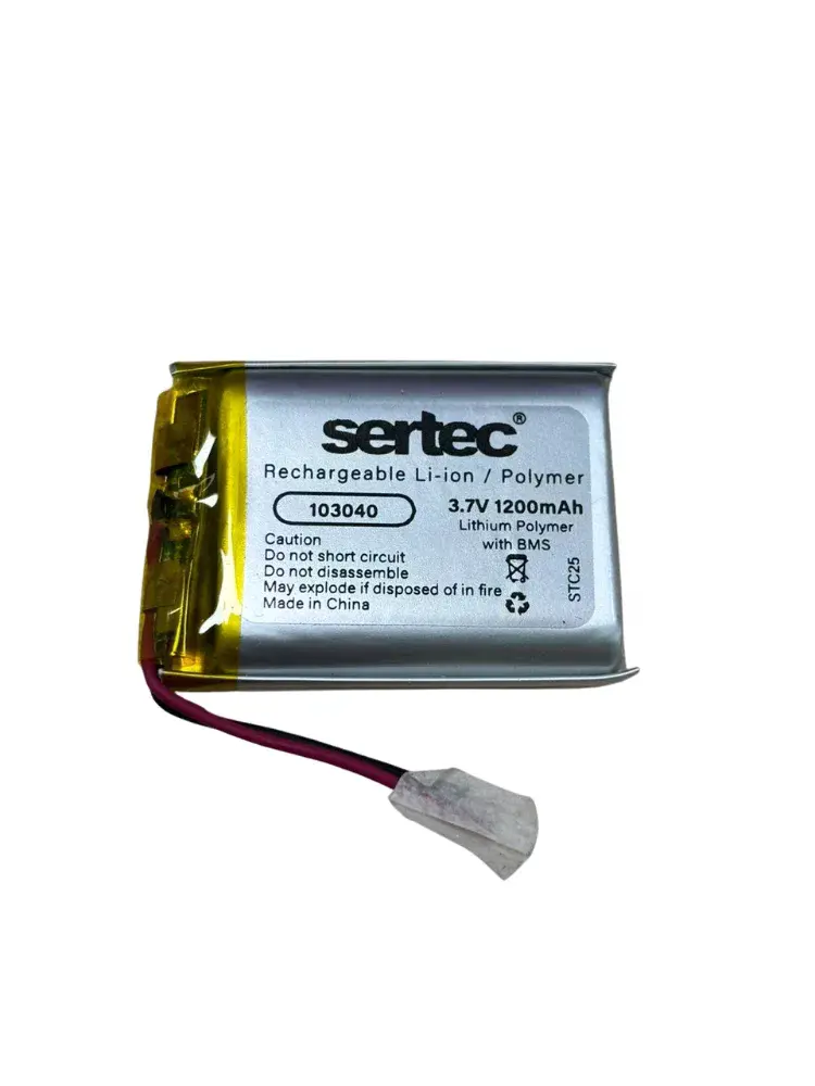 103040 3.7v 1200mah Li-polymer Pil (devreli/1.5a)