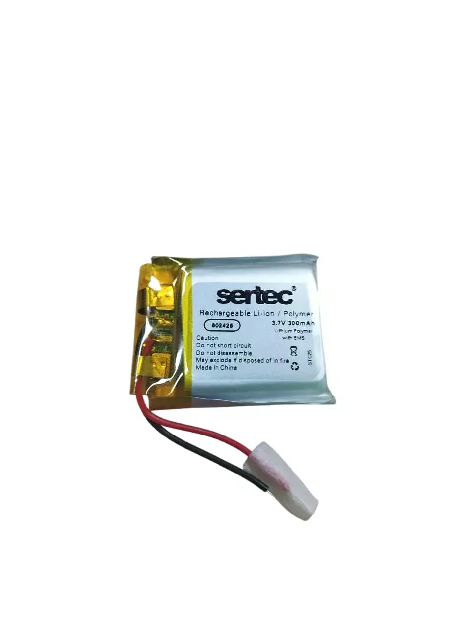 602425 3.7v 300mah Li-polymer Pil (devreli/1.5a)