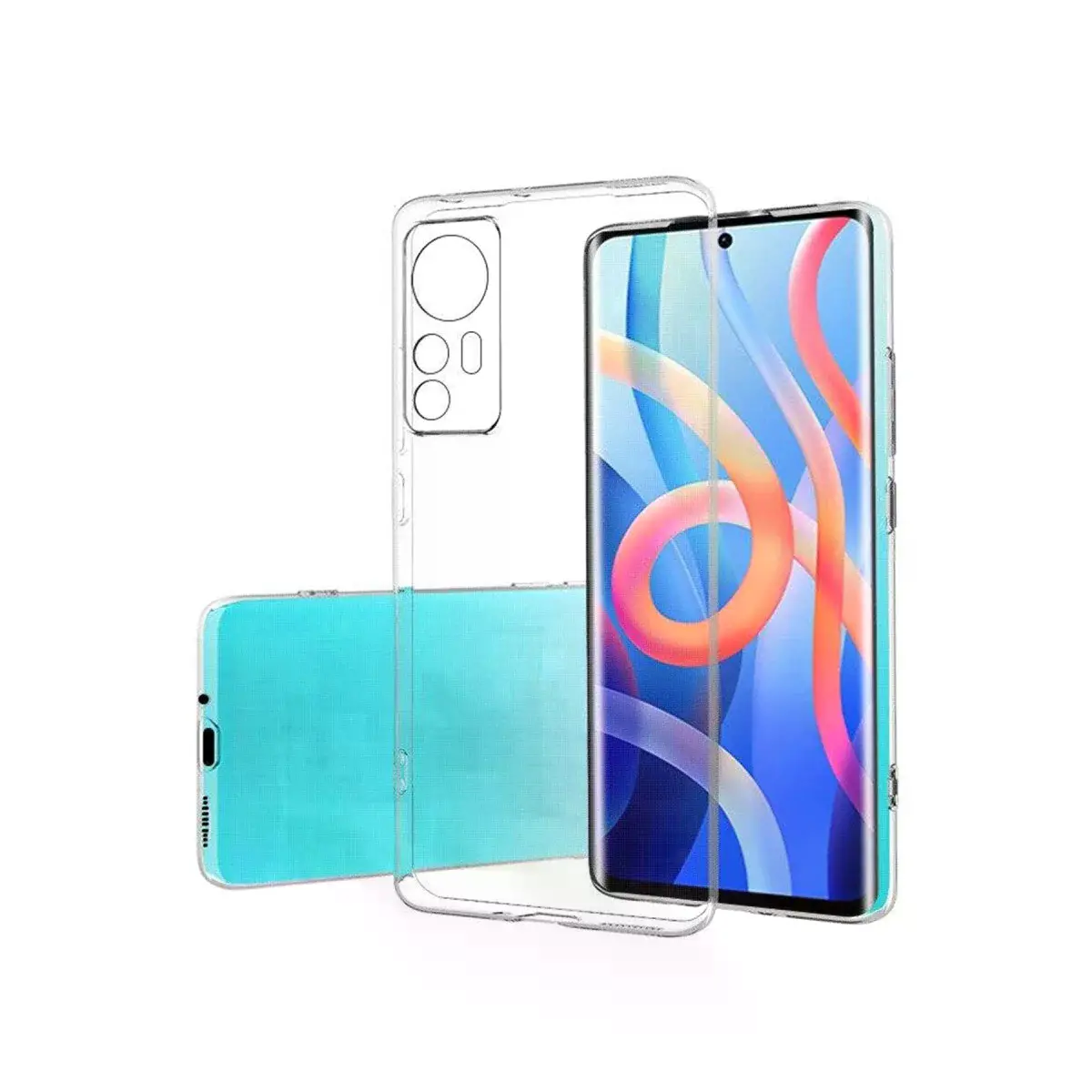 Xiaomi Mi 12 Kılıf Lüx Şeffaf Silikon
