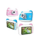 X900 Dijital Çocuk Fotoğraf Makinesi Selfie Kamera 3.5 İnç Dijital Çocuk Kamerası 1080p (Mavi)-3