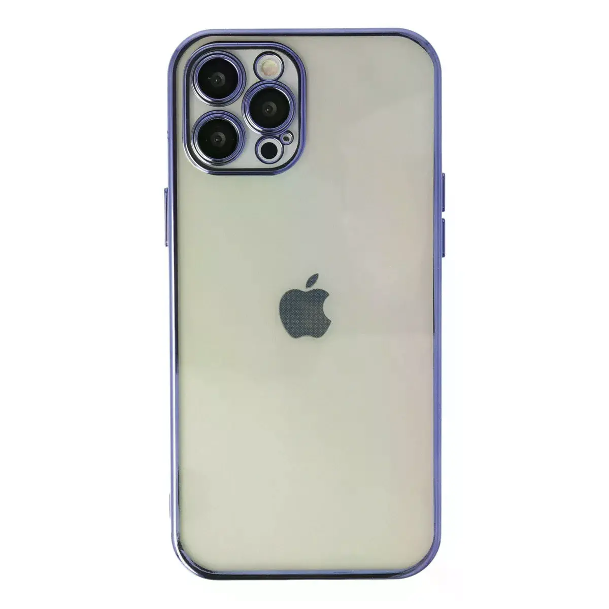 İphone 12 Pro Max Kılıf Razer Lensli Silikon - Mor