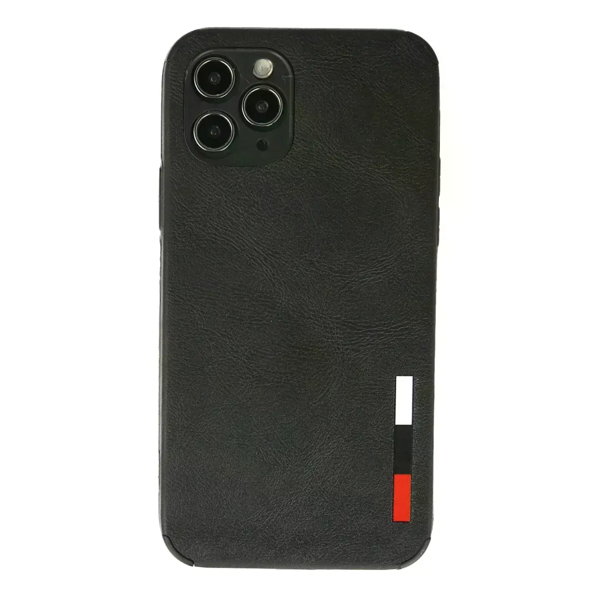 İphone 11 Pro Max Kılıf Loop Deri Silikon - Siyah