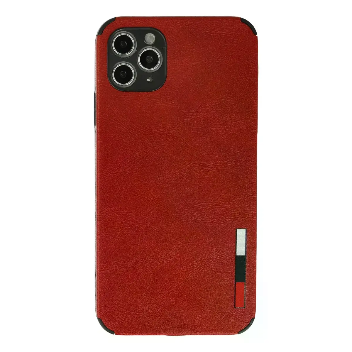 İphone 11 Pro Max Kılıf Loop Deri Silikon - Kırmızı