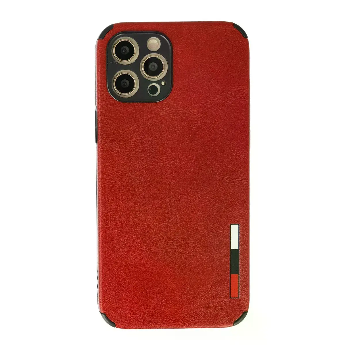 İphone 12 Pro Kılıf Loop Deri Silikon - Kırmızı