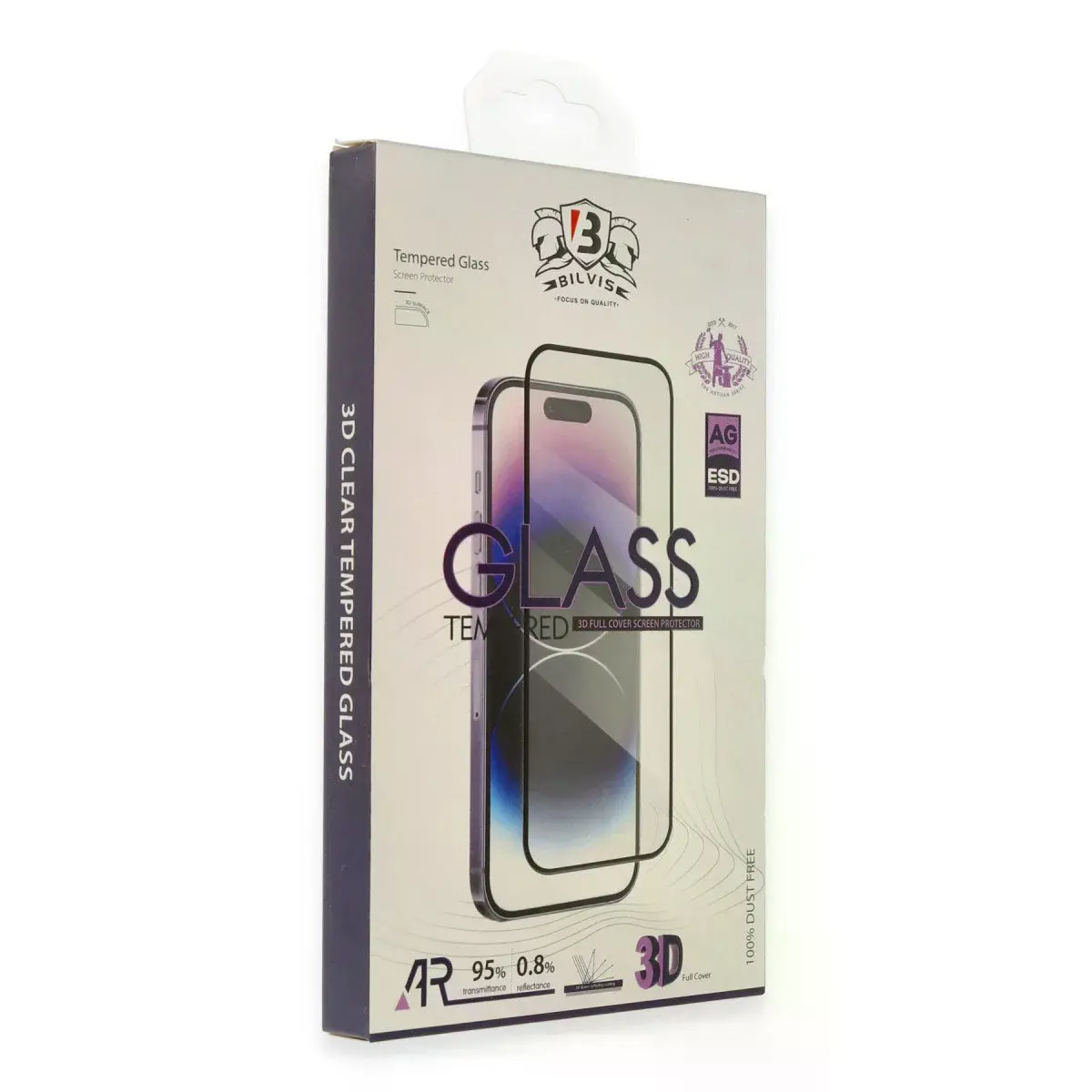 İphone 15 Pro Bilvis 3d Cam Ekran Koruyucu