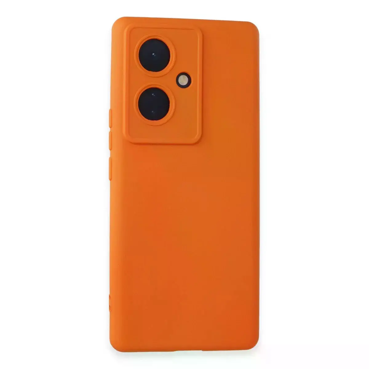 Vivo V29 Lite Kılıf Nano İçi Kadife Silikon - Turuncu