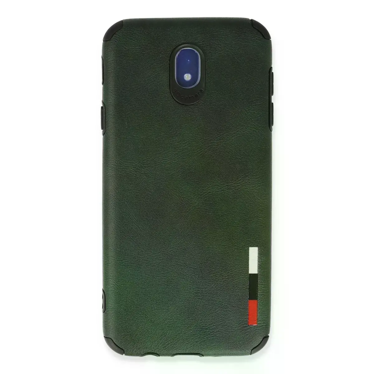 Samsung Galaxy J7 Pro / J730 Kılıf Loop Deri Silikon - Yeşil
