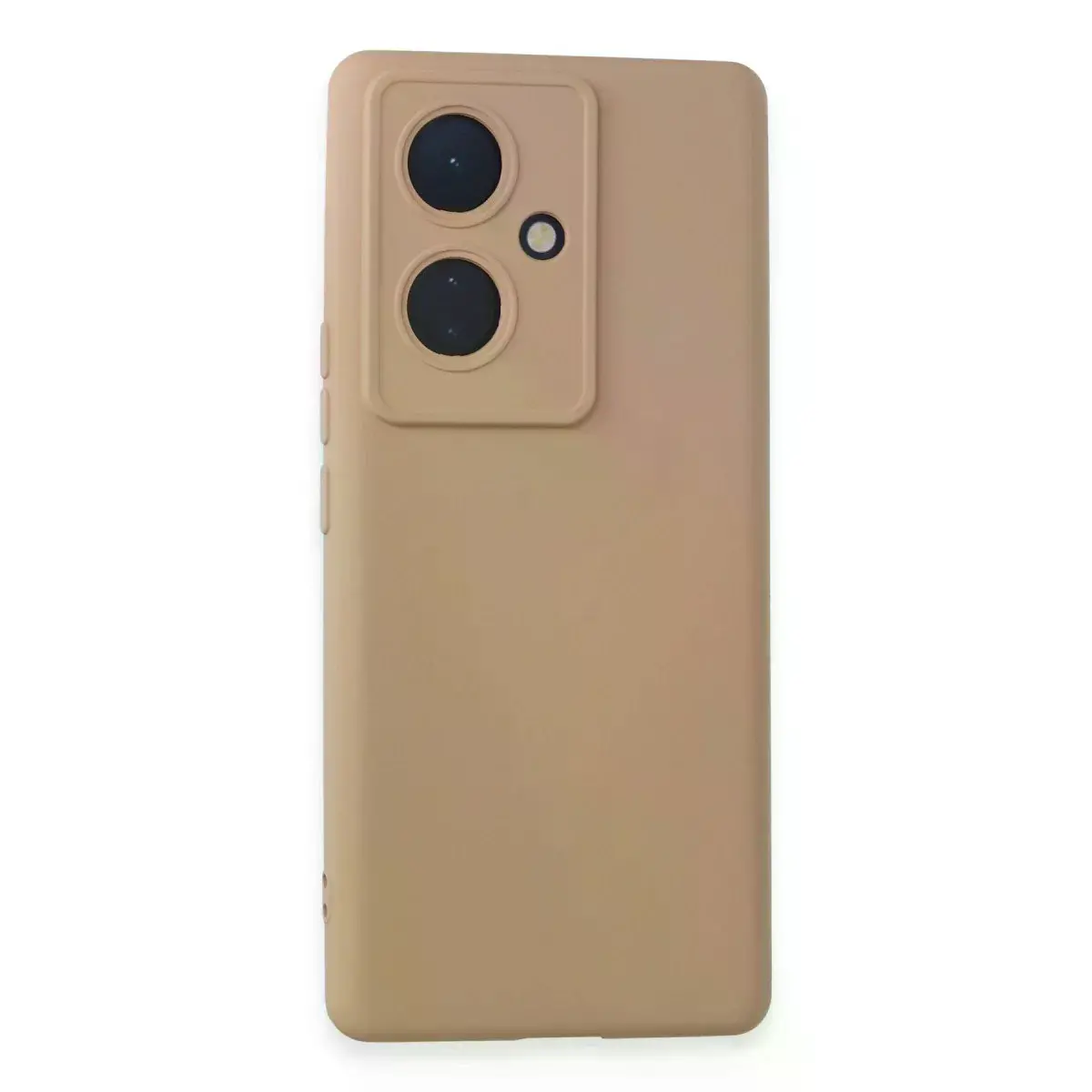 Vivo V29 Lite Kılıf Nano İçi Kadife Silikon - Pudra