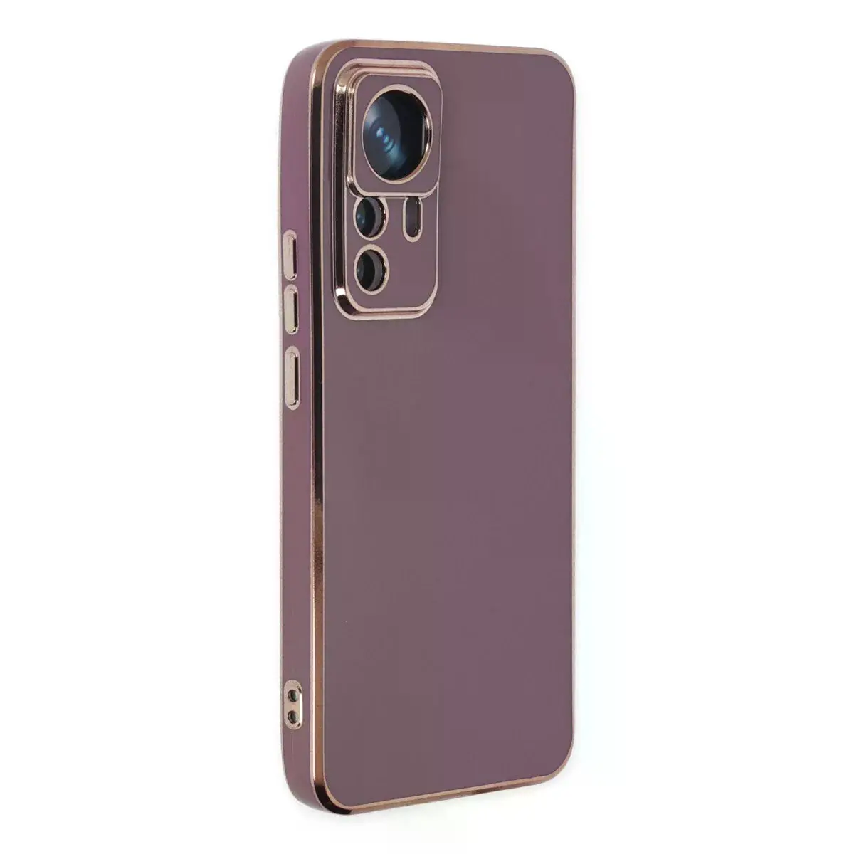 Xiaomi Mi 12t Pro Kılıf Volet Silikon - Mor