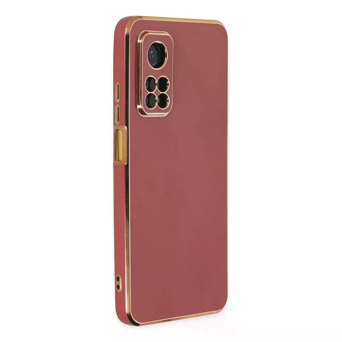Xiaomi Mi 10t Kılıf Volet Silikon - Kırmızı