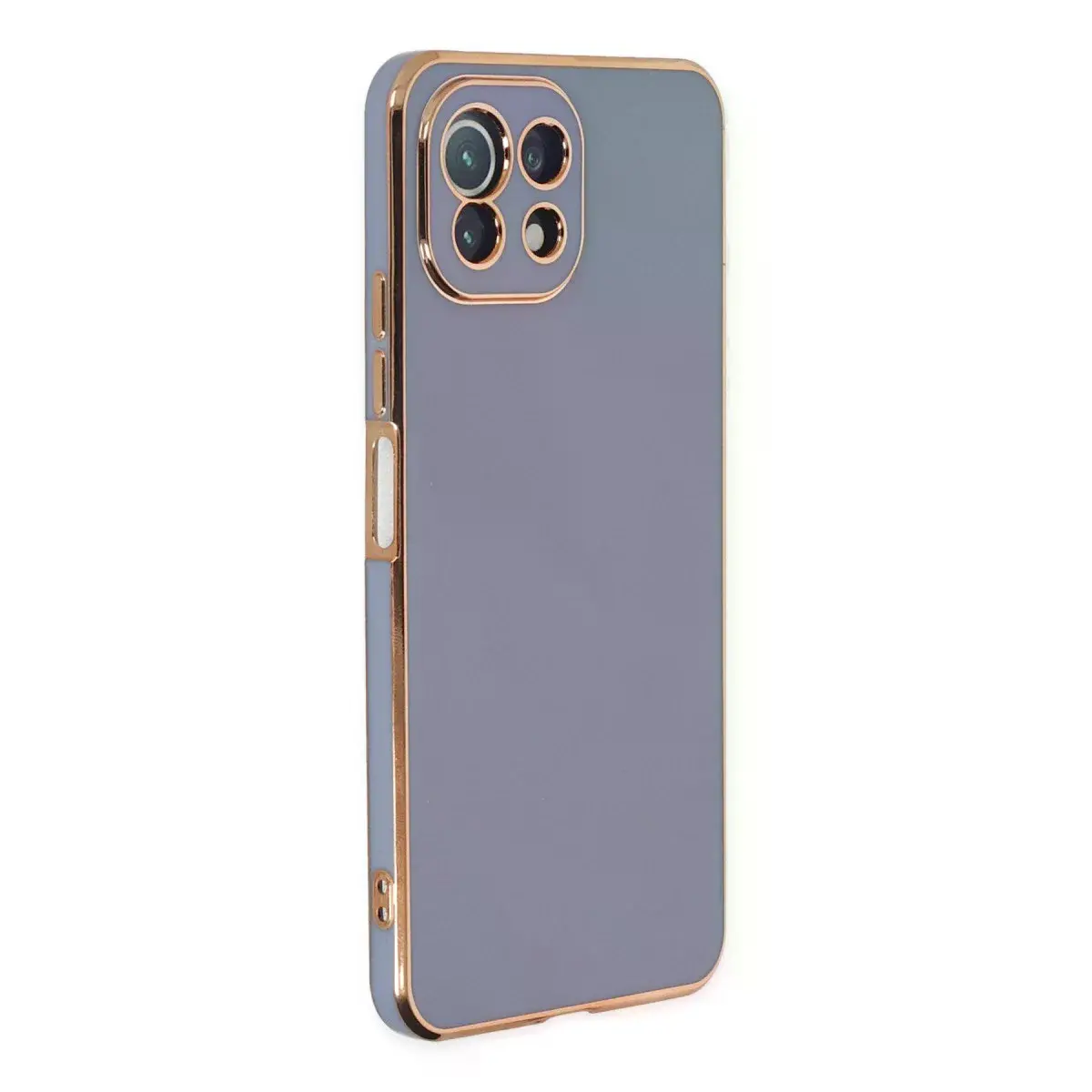 Xiaomi Mi 11 Lite Kılıf Volet Silikon - Mavi