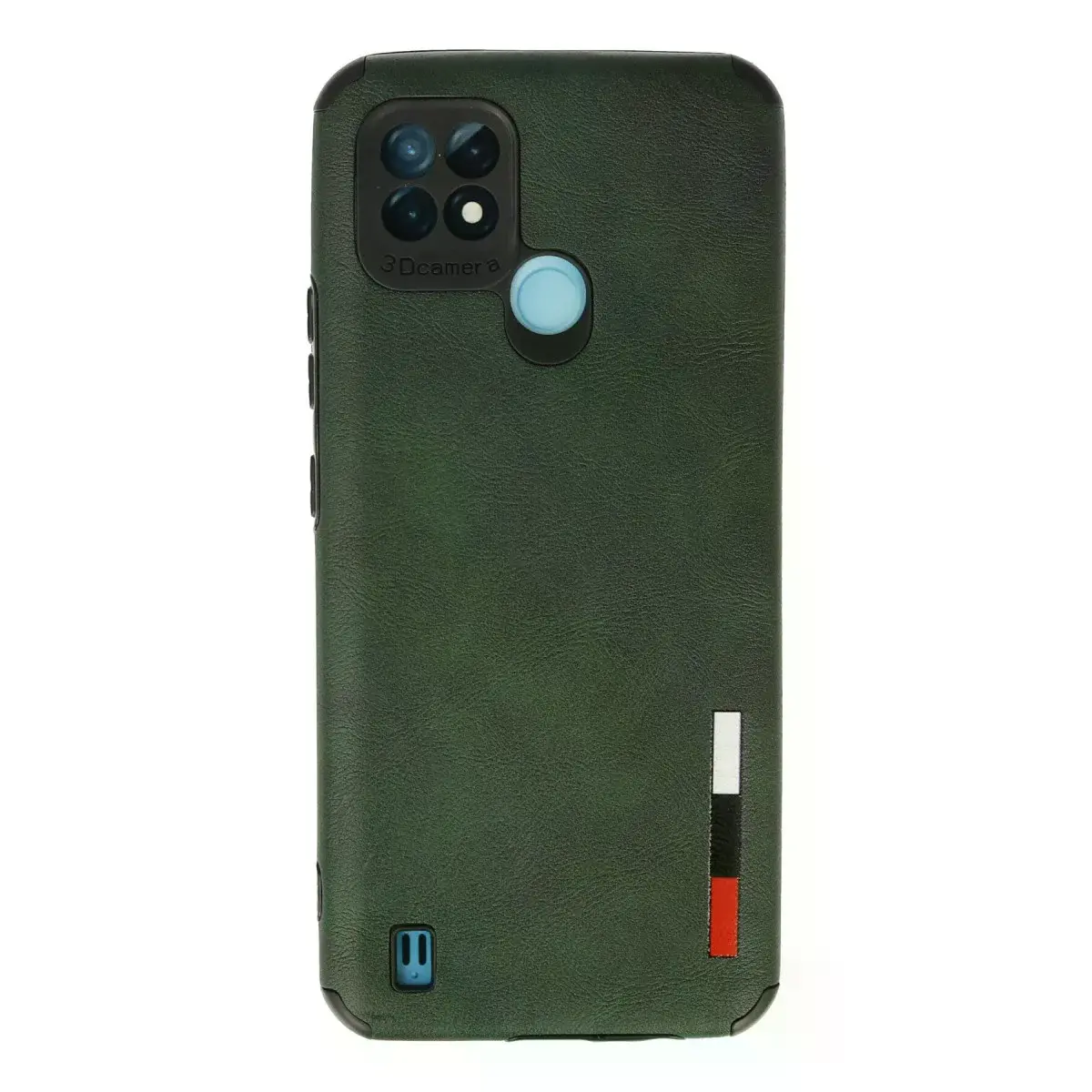 Realme C21 Kılıf Loop Deri Silikon - Yeşil