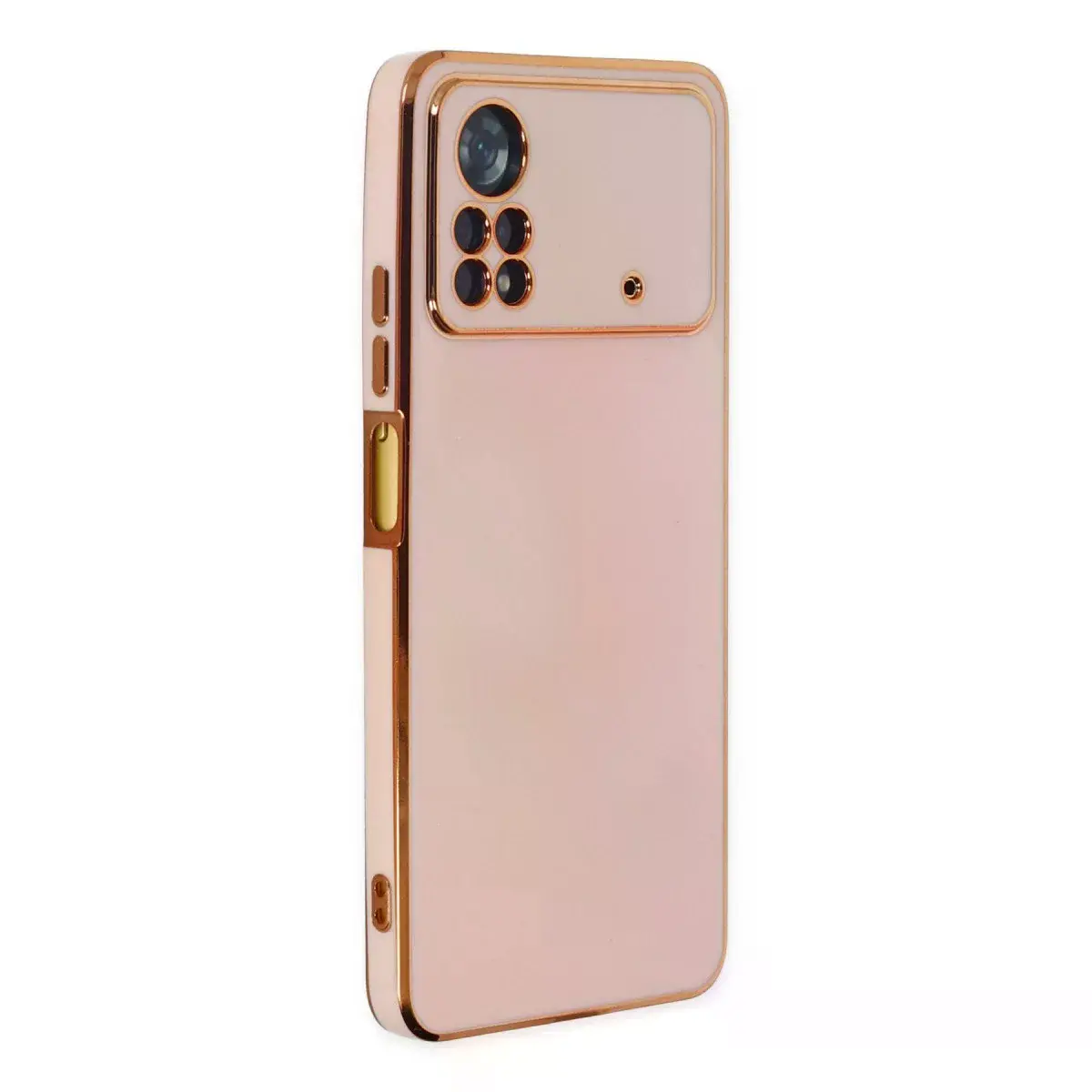 Xiaomi Poco X4 Pro 5g Kılıf Volet Silikon - Pembe