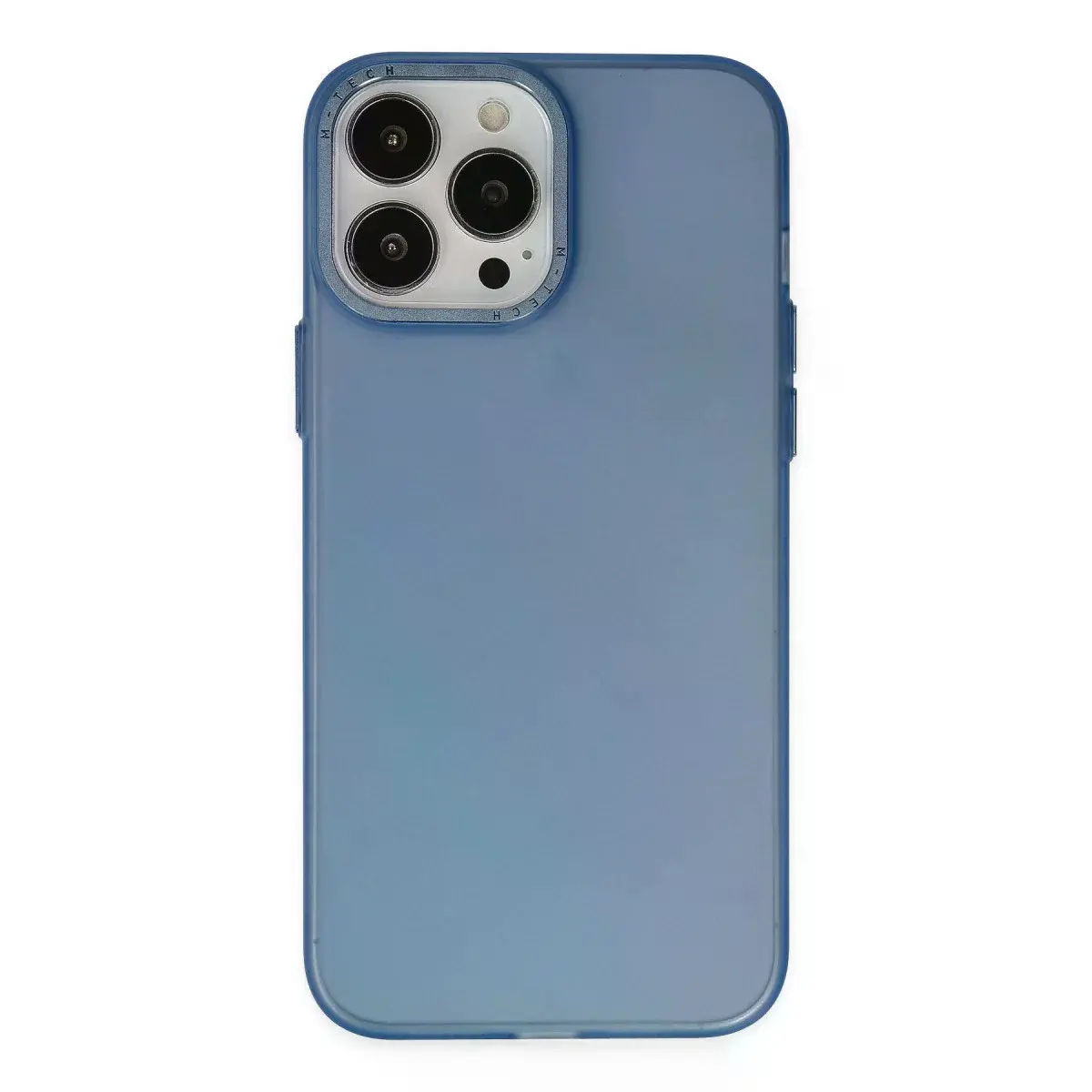 İphone 14 Pro Kılıf Modos Metal Kapak - Lacivert