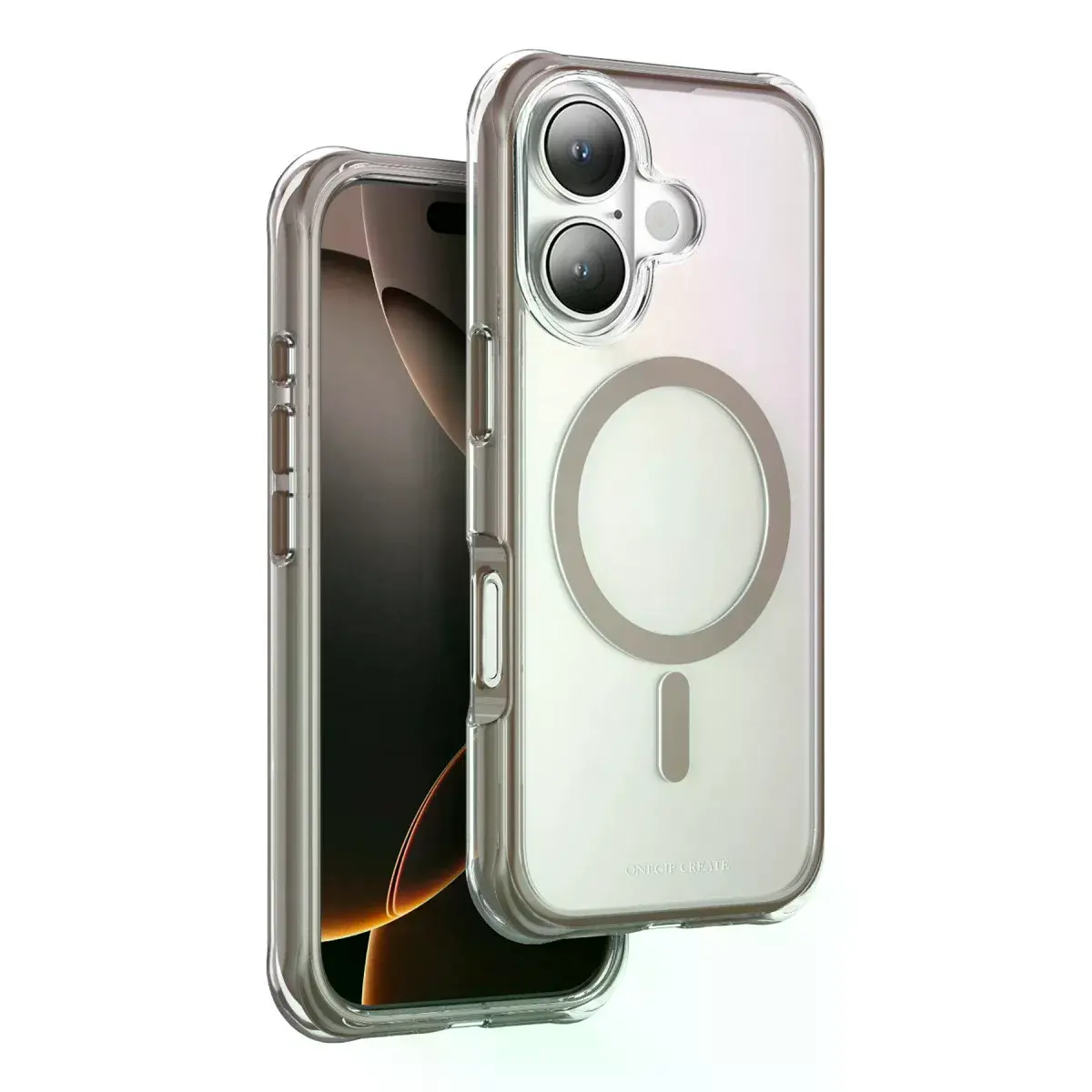 Onegif  İphone 16 Hulk Magsafe Kapak - Çöl Titanyum